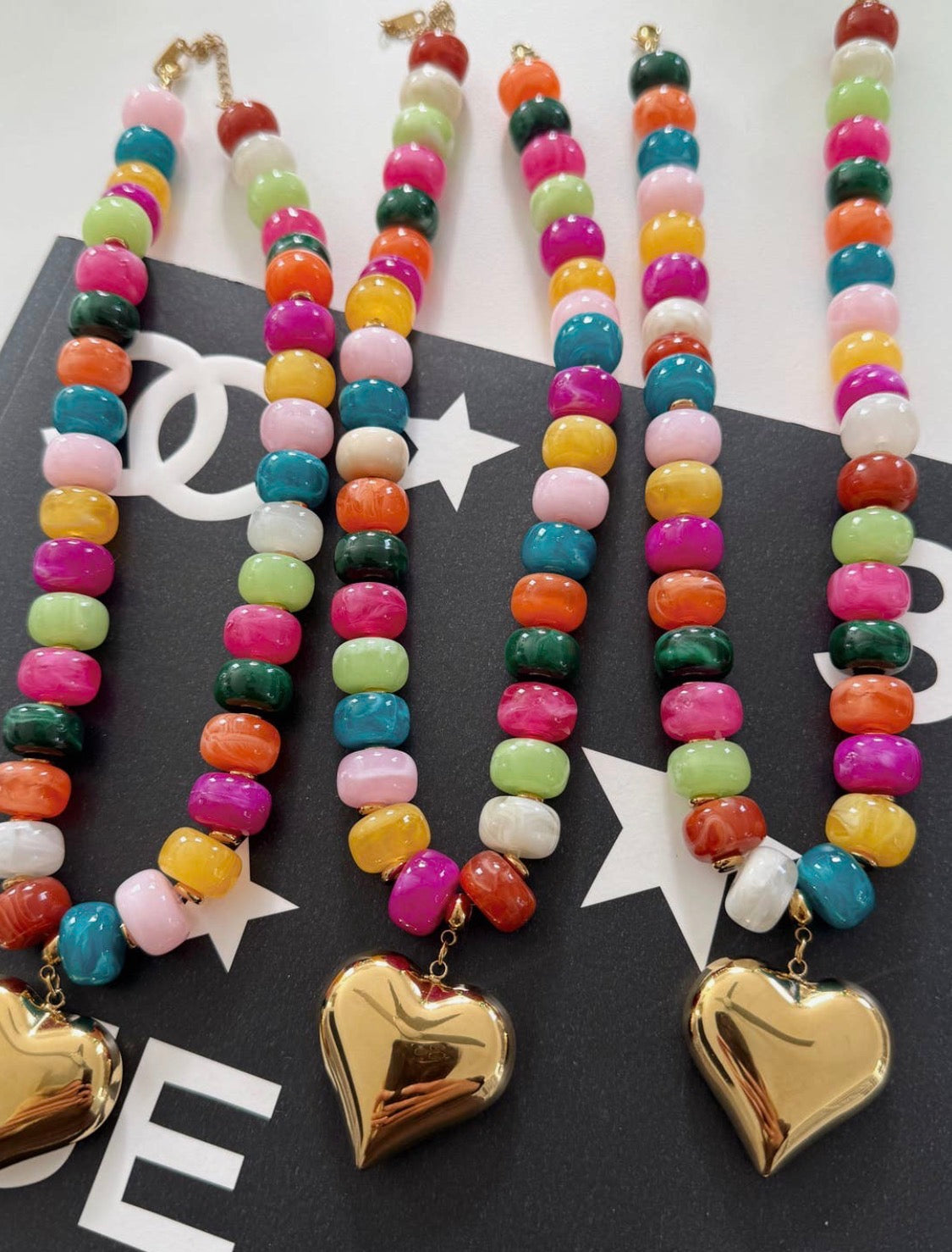The Colorful Heart Necklace (Preorder)