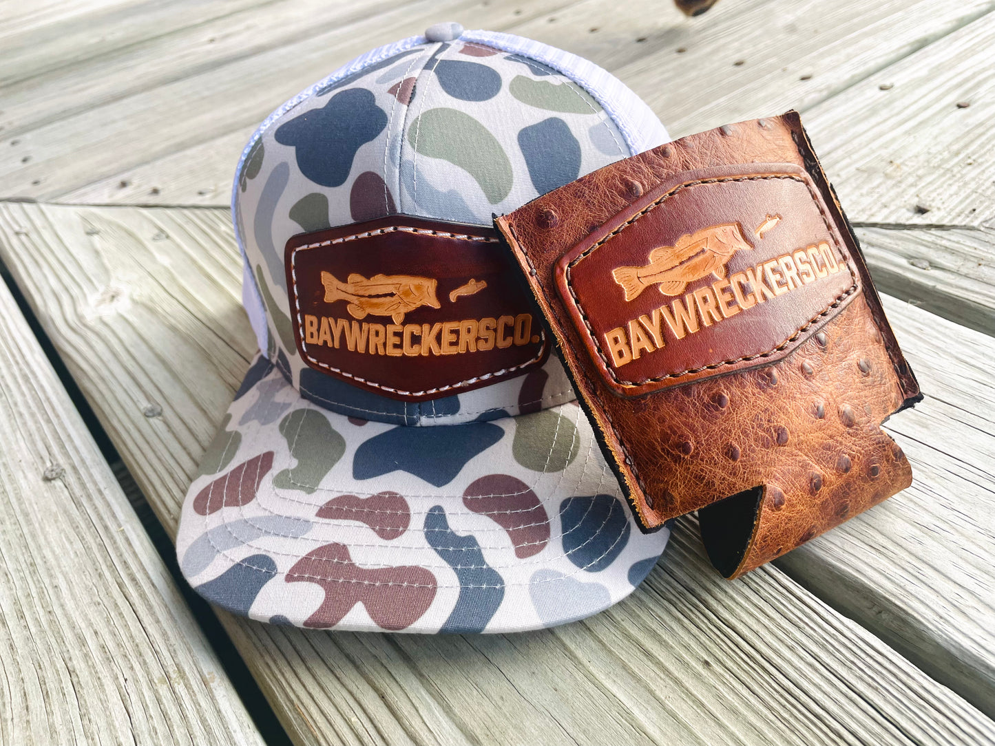 Old's Cool Brackish and White Camo Hat