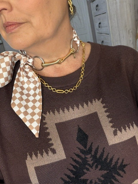The Bit & Bridle Scarf Slide