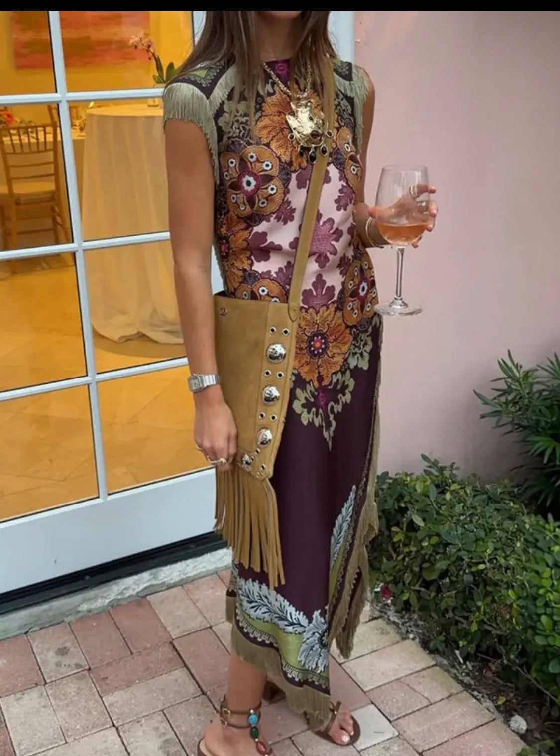 The Autumn in Austin Fringe Dress