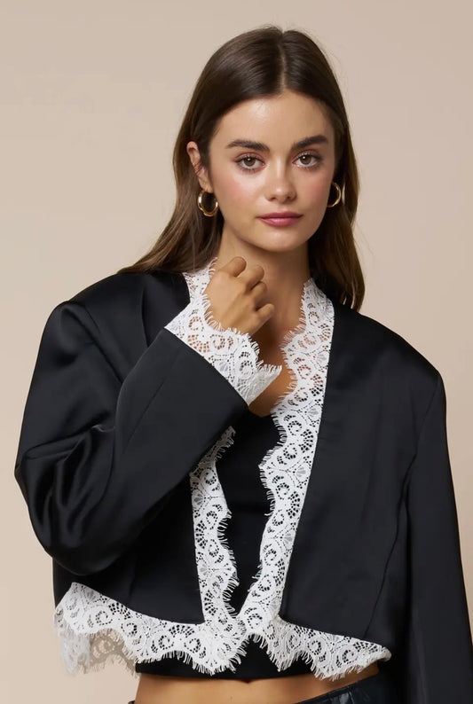 The Elosie Lace Blazer (Preorder)