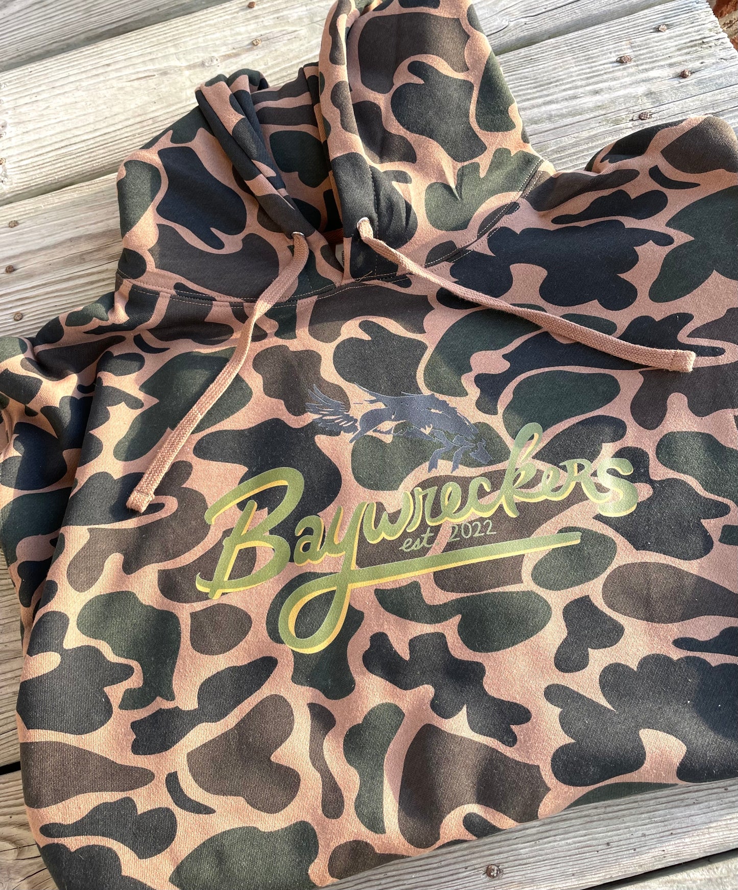 Custom Old School Camo Hoodie