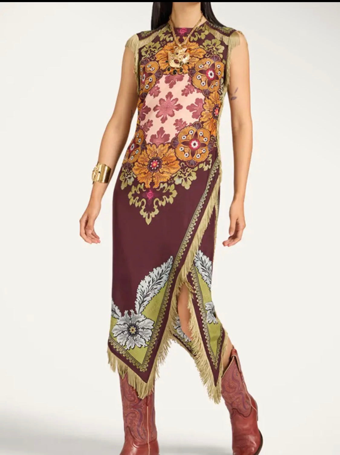 The Autumn in Austin Fringe Dress