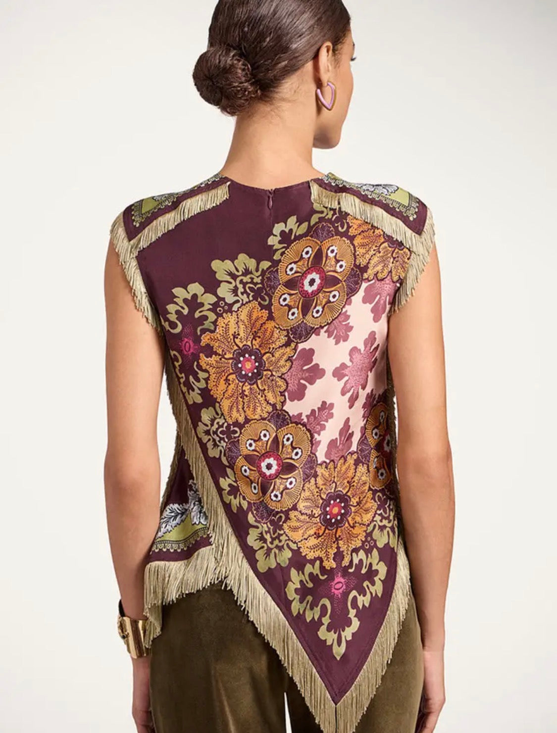 The Austin Afterglow Fringe Top