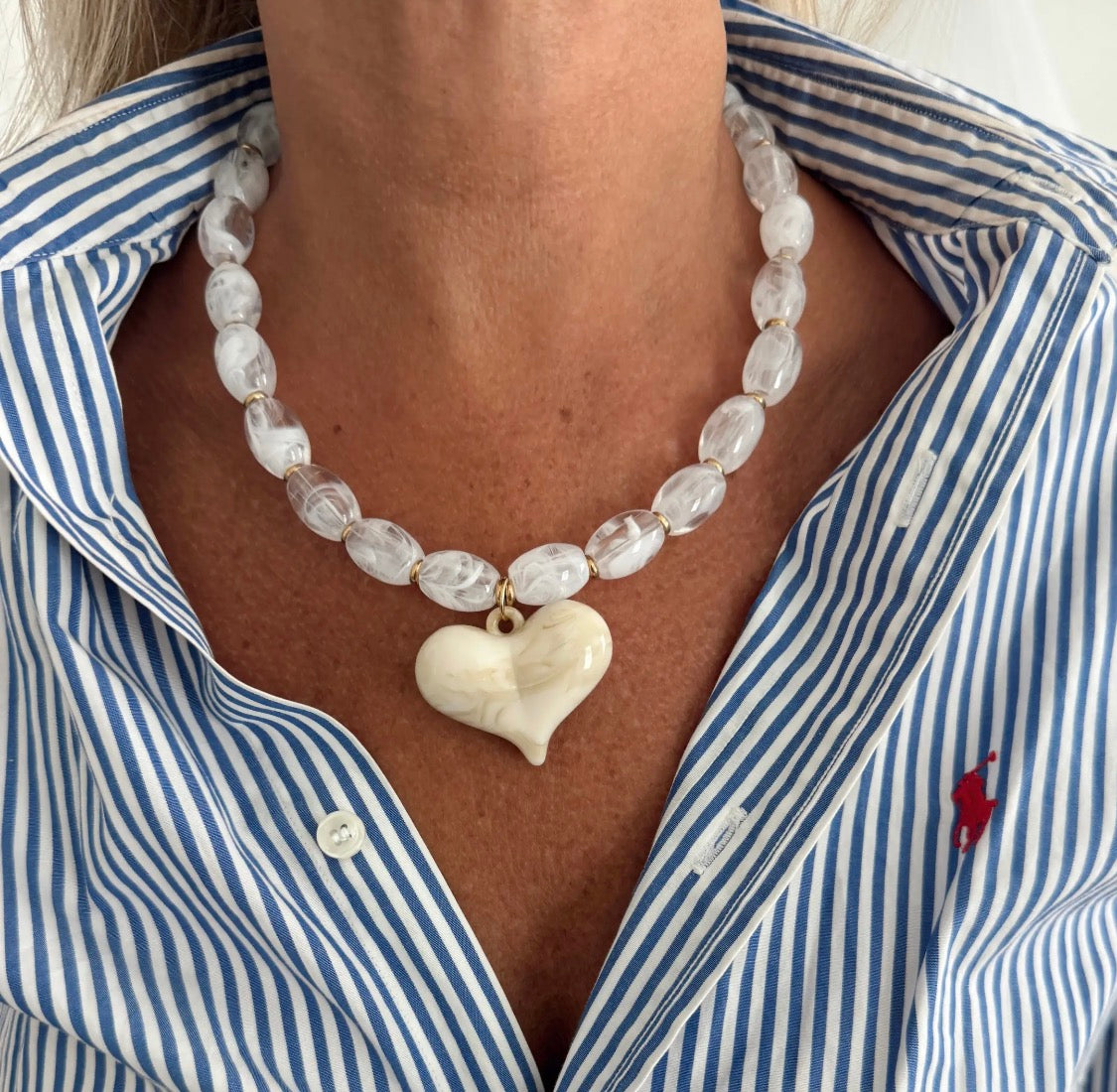 The White Hannah Necklace