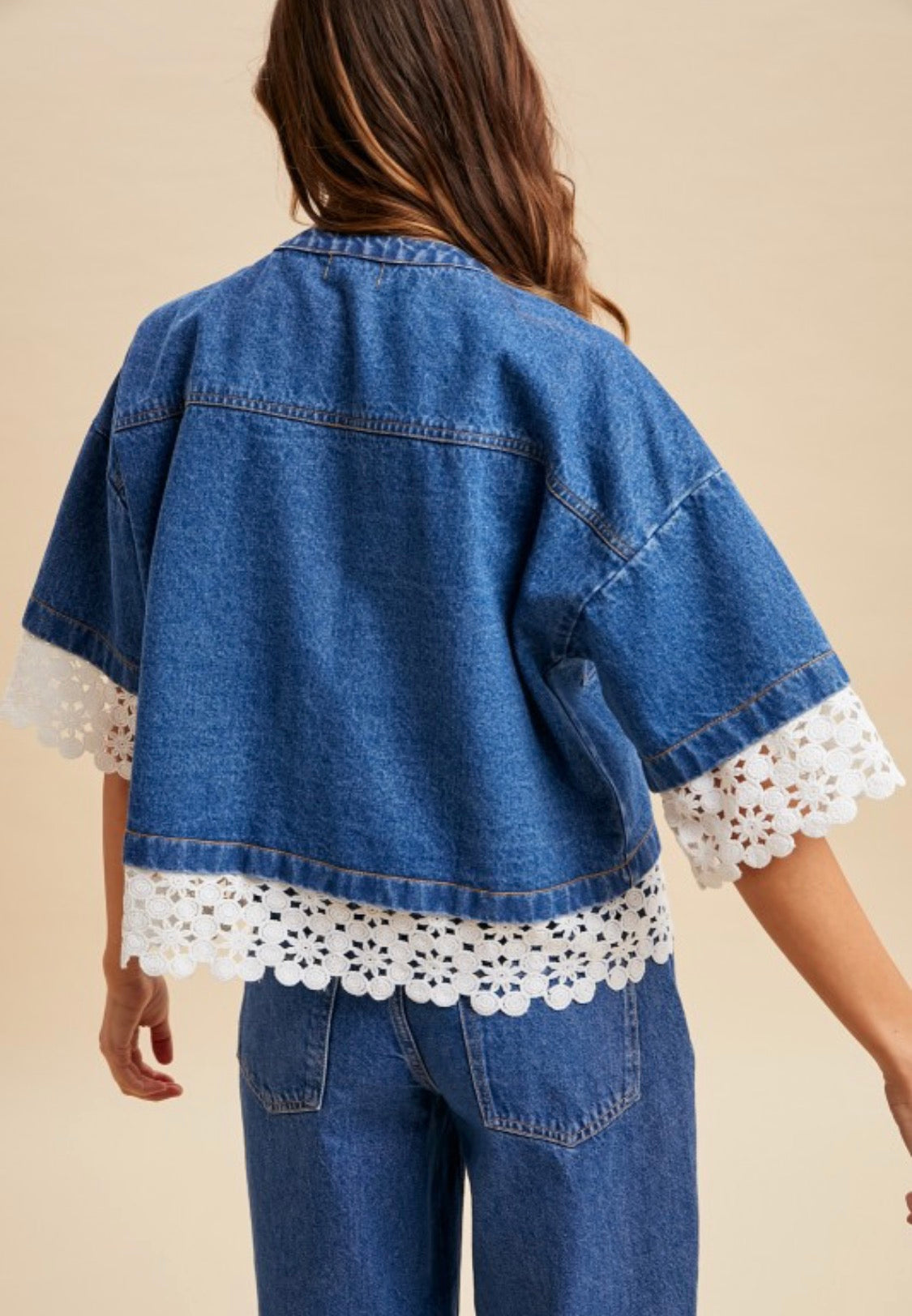 The Southern Lace Denim Jacket