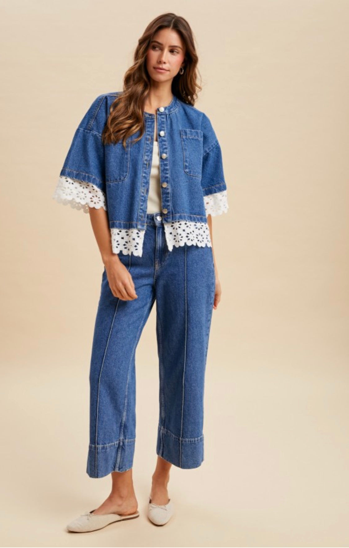The Southern Lace Denim Jacket