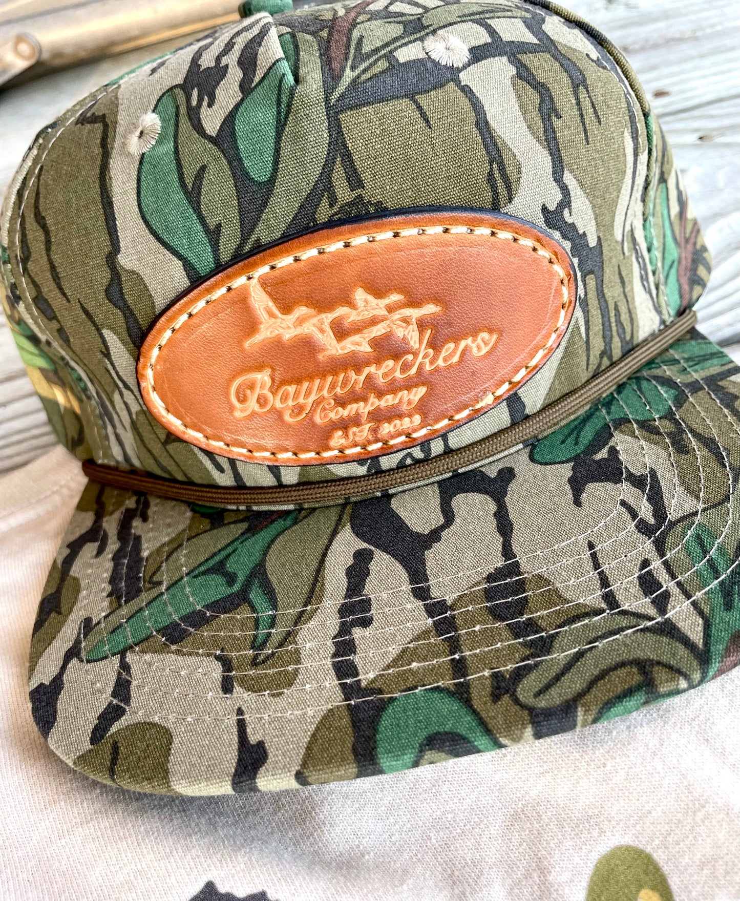 Mossy Oak Greenleaf Hat Pintail Logo