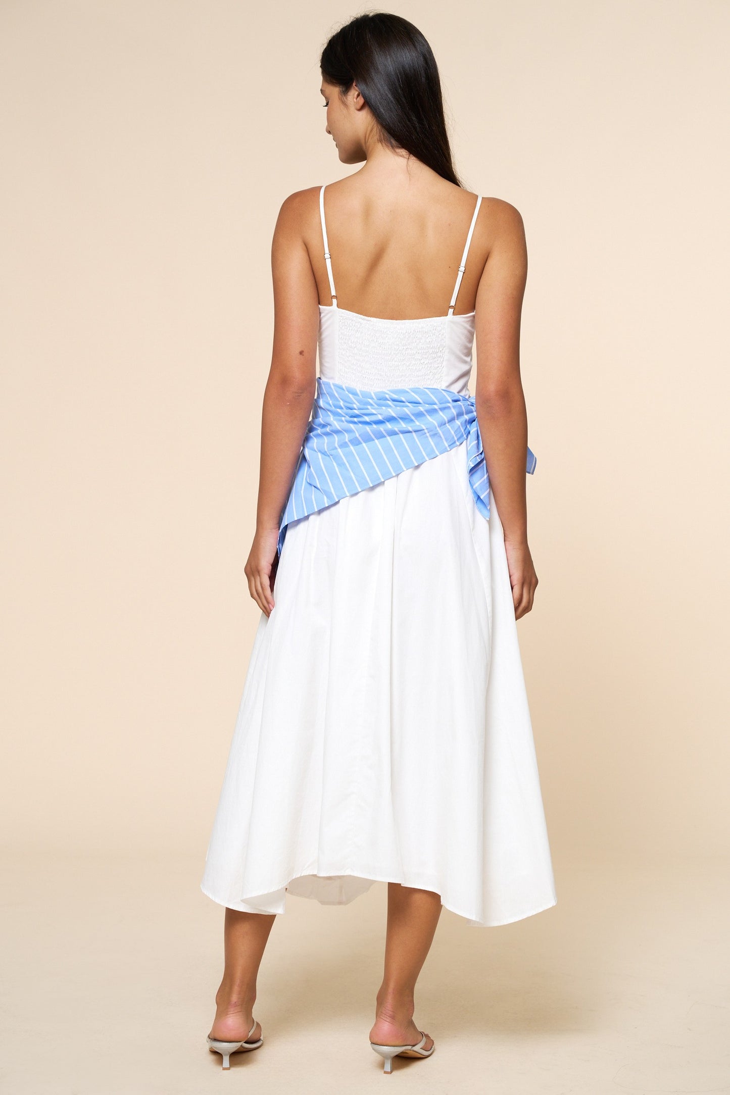 The Carolina Sky Wrap Maxi Dress (PREORDER)