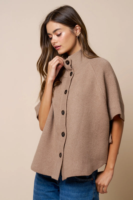 The Montana Sky Poncho Sweater (Preorder)