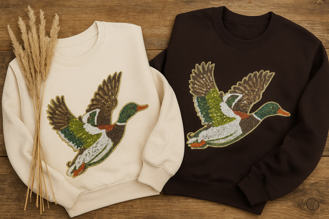 Sequin Duck Pullover
