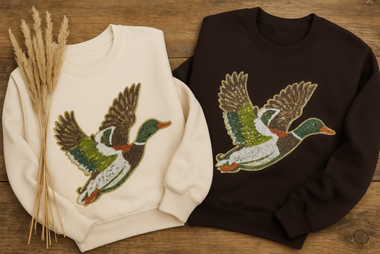 Sequin Duck Pullover