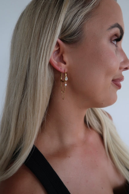 The Golden Hour Sparkle Earrings