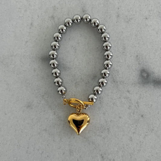 The Everly Heart Bracelet