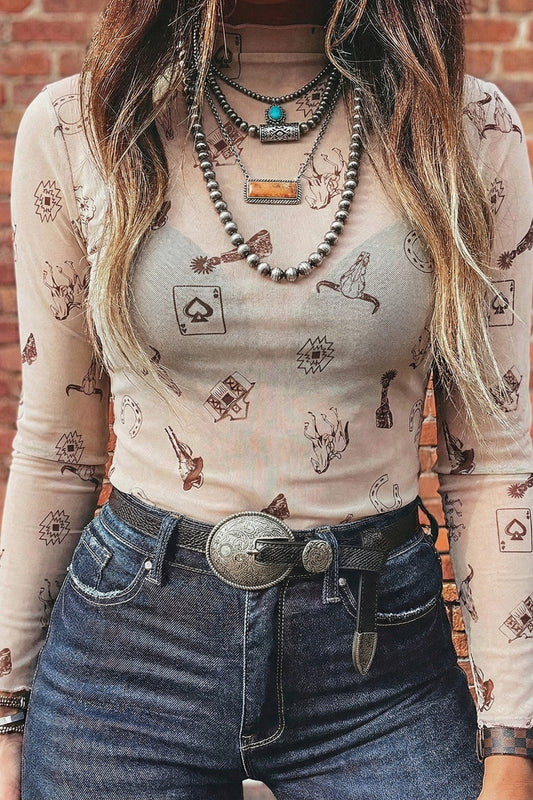 The Wild Spirit Mesh Top (Preorder)