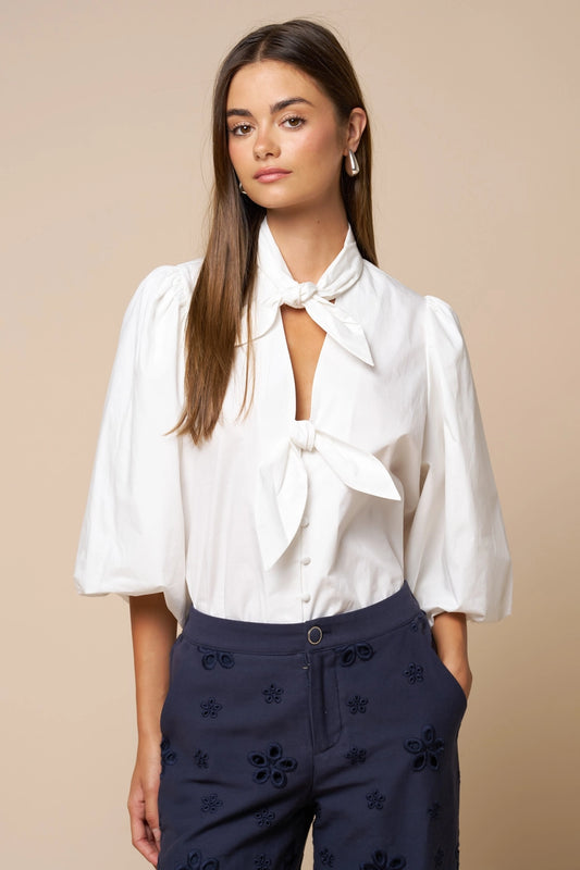 The Blair Bow Blouse (Preorder)
