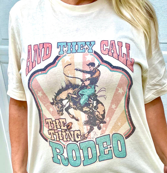 They Call The Thing Rodeo Vintage Tee